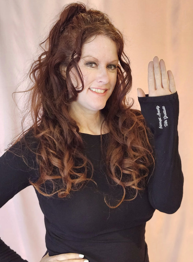 INTERRUPT ANXIETY WITH GRATITUDE Long Sleeve Shirt NEW!